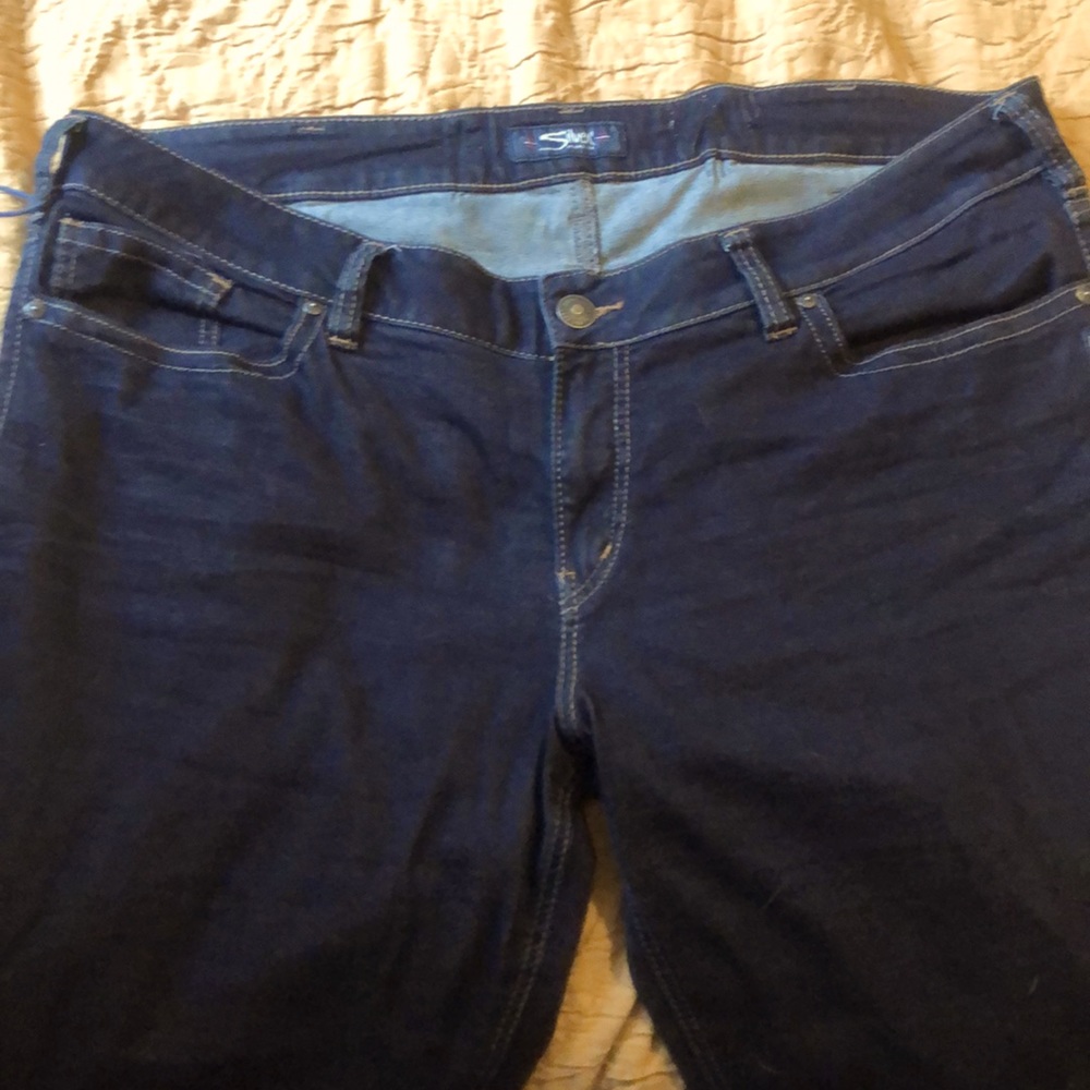 Size 20 Silver Jeans (suki slim boot)